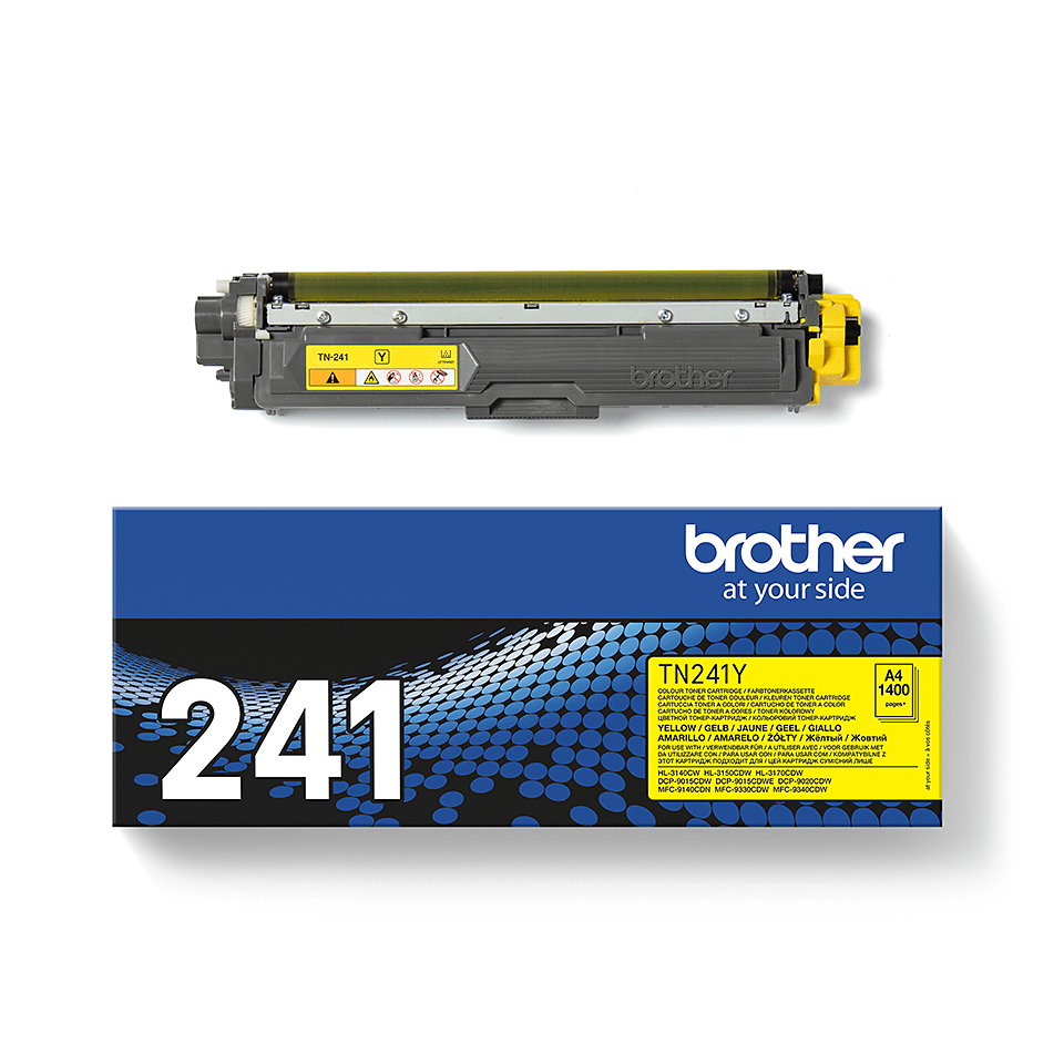 Brotherin alkuperäinen TN241Y-laservärikasetti – Keltainen 3